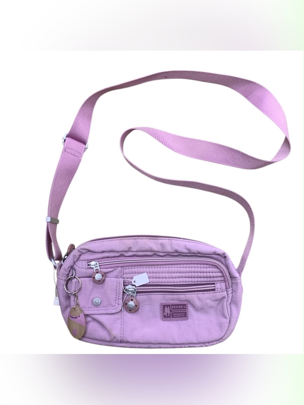 Beside-U Canada Light Lavender Compact Crossbody Bag - Unknown Brand